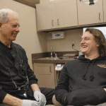 Dr. Jeffrey Nielsen and patient