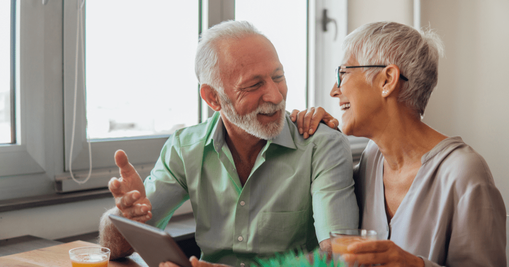 image older couple smiling