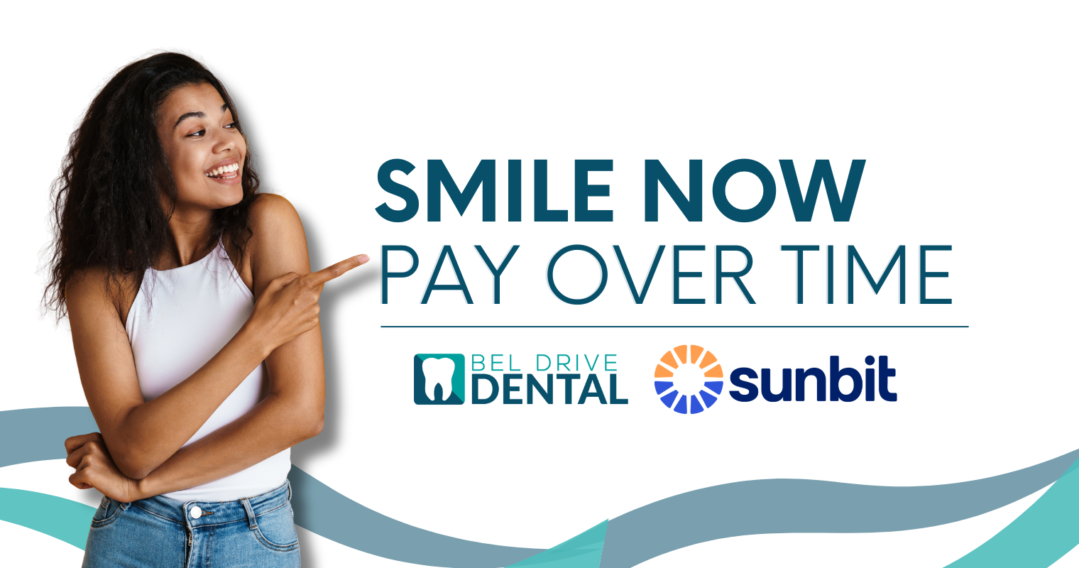 Get the dental care you need with payment plans over time through Sunbit Financing at Bel Drive Dental.